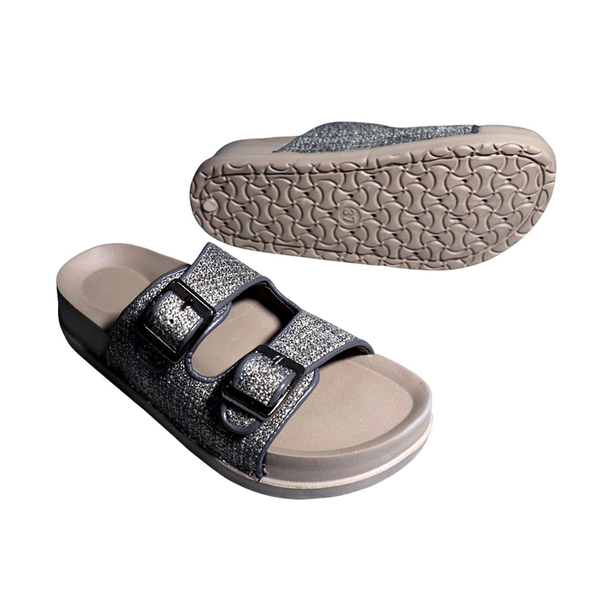 Asho Double Strap Buckle Comfort Sandal