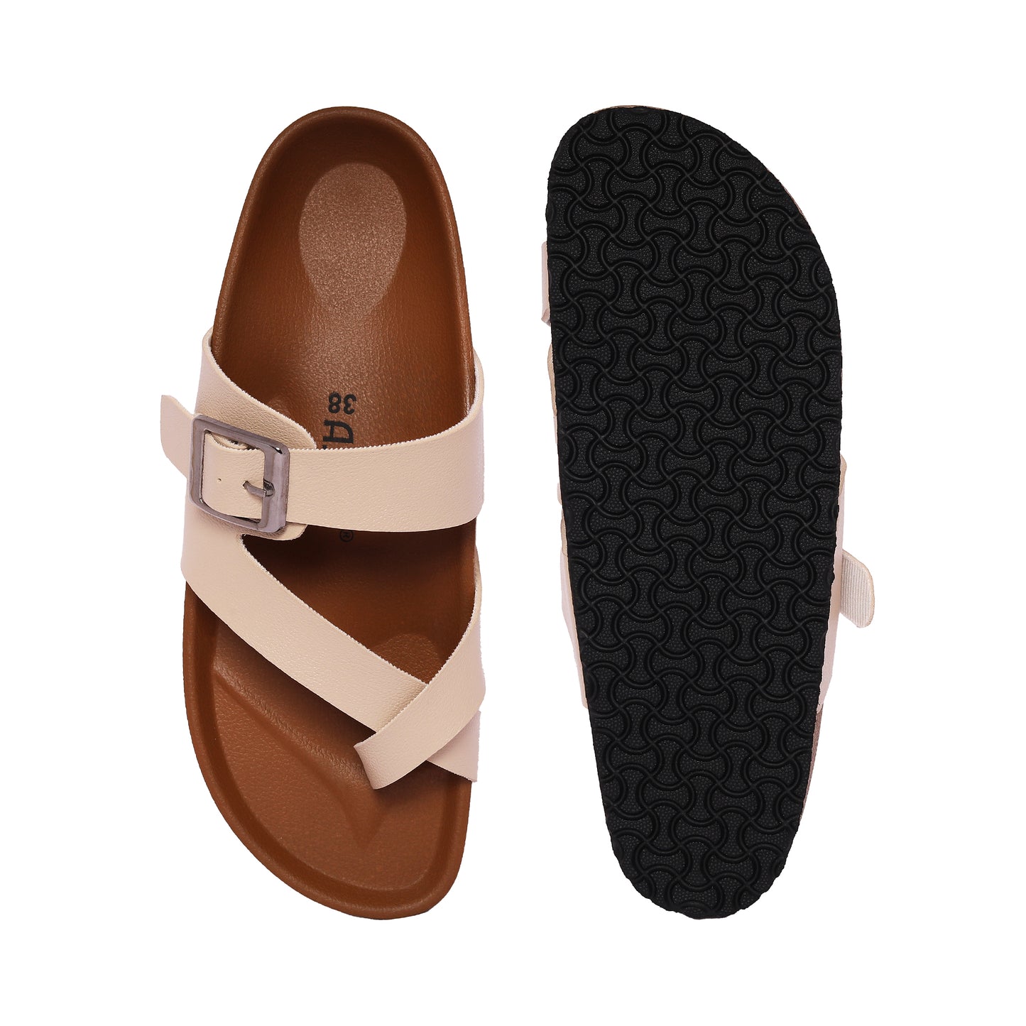 Women's Buckle Toe Ring Sandal by Asho.