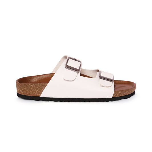 Asho Women's Twin Buckle Cork Sandal