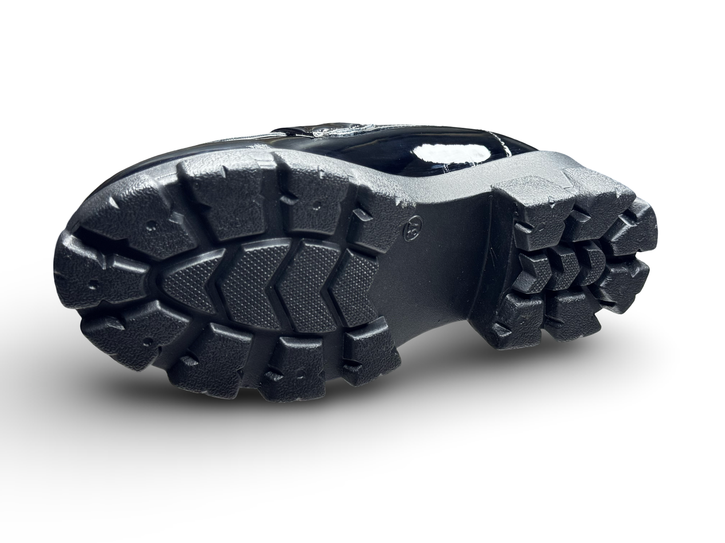 Asho Urban Luxe Chunky Loafers – Glossy Patent Finish