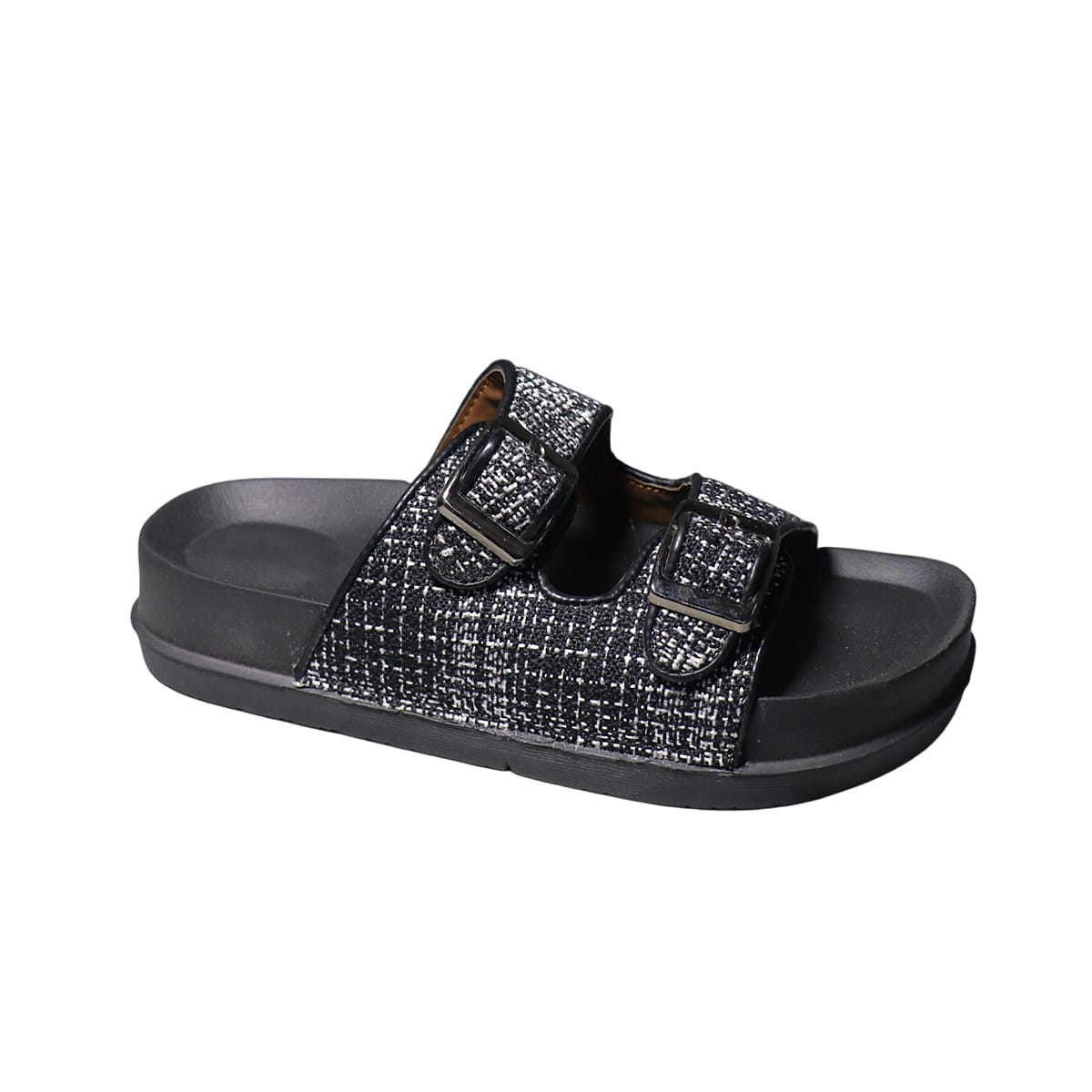 Asho Double Strap Buckle Comfort Sandal