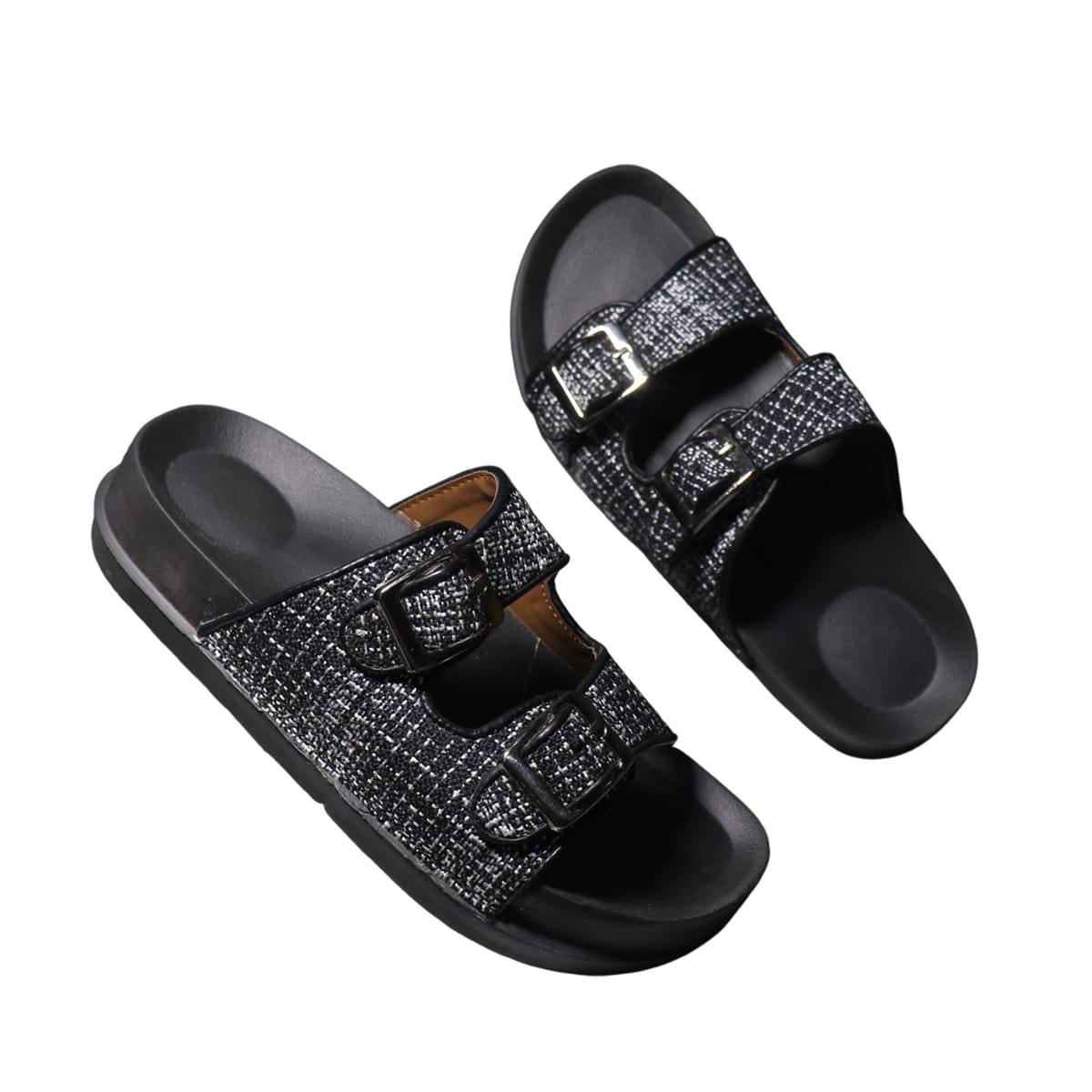 Asho Double Strap Buckle Comfort Sandal