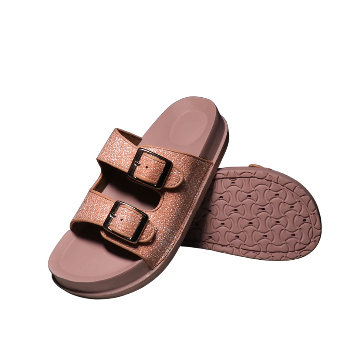 Asho Double Strap Buckle Comfort Sandal