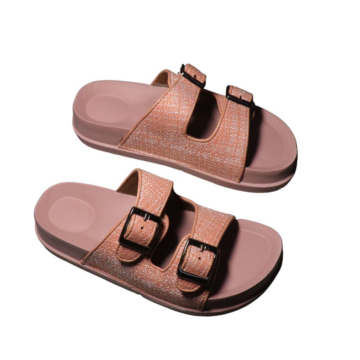 Asho Double Strap Buckle Comfort Sandal