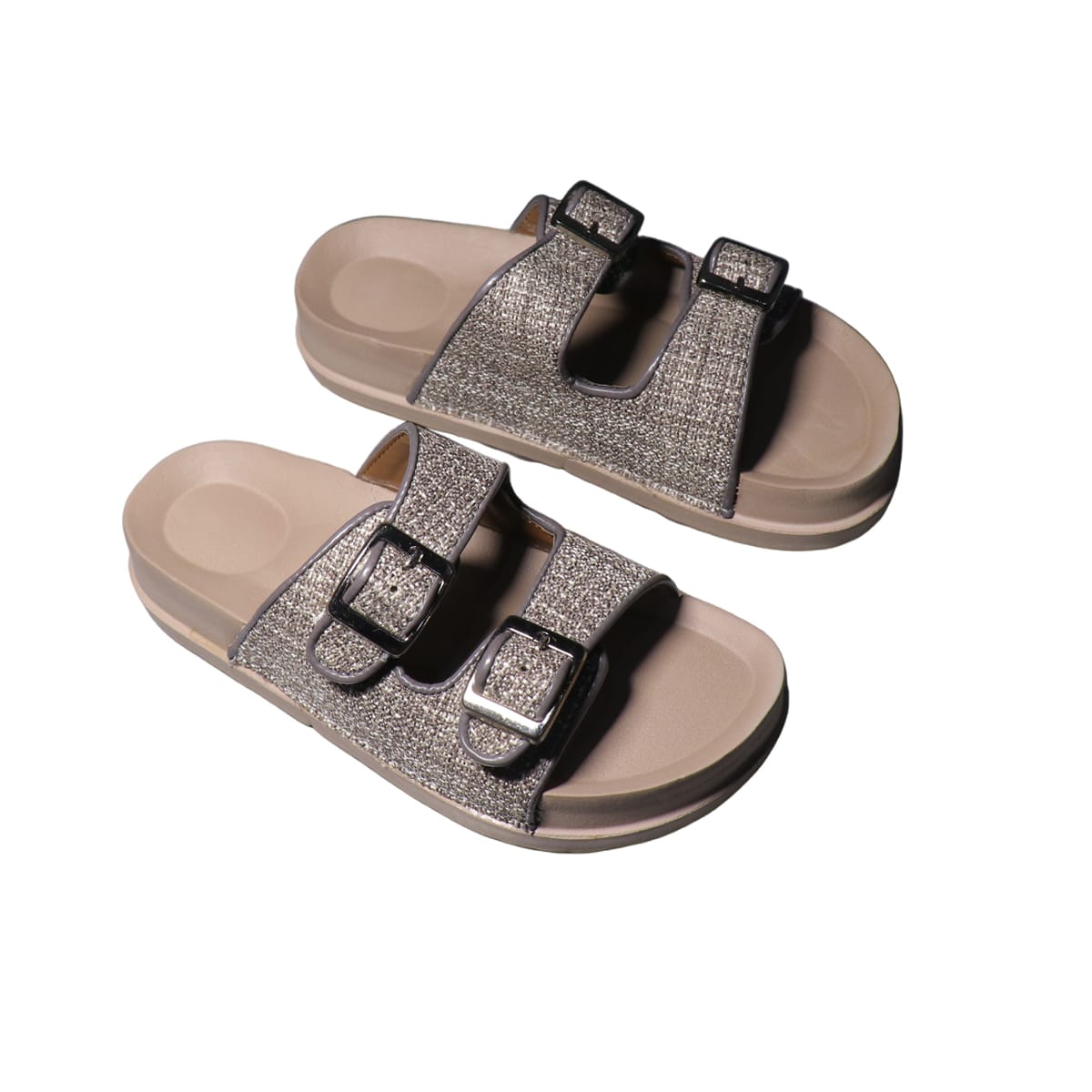 Asho Double Strap Buckle Comfort Sandal