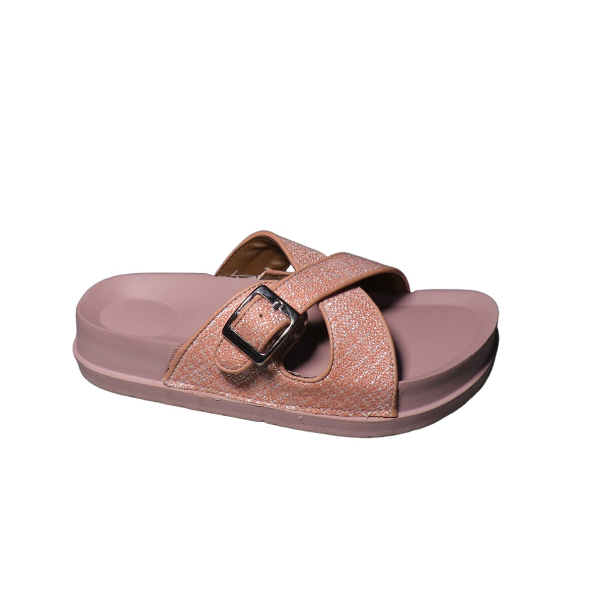 Asho Cross Strap Buckle Comfort Sandal