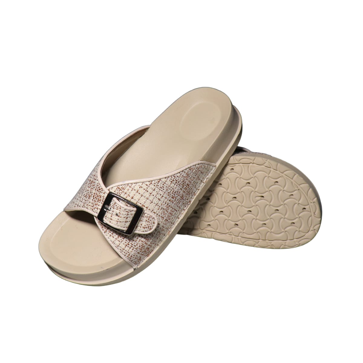 Asho Single Strap Buckle Comfort Sandal