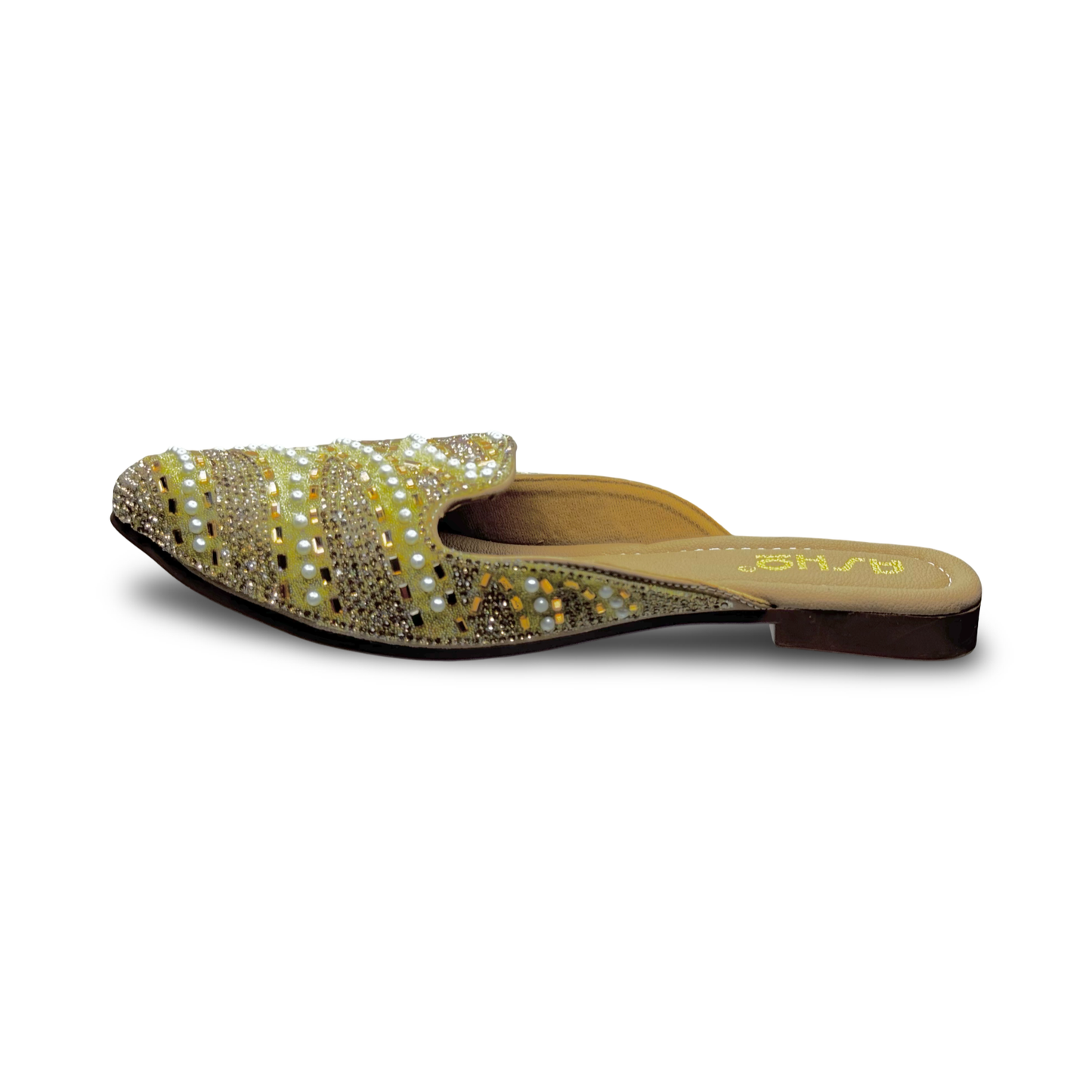 Asho Women’s Ethnic Beaded Embellished Slip-On Flats