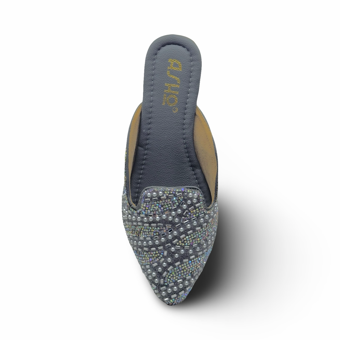 Asho Women’s Ethnic Beaded Embellished Slip-On Flats