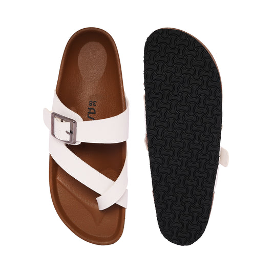Women's Buckle Toe Ring Sandal by Asho.