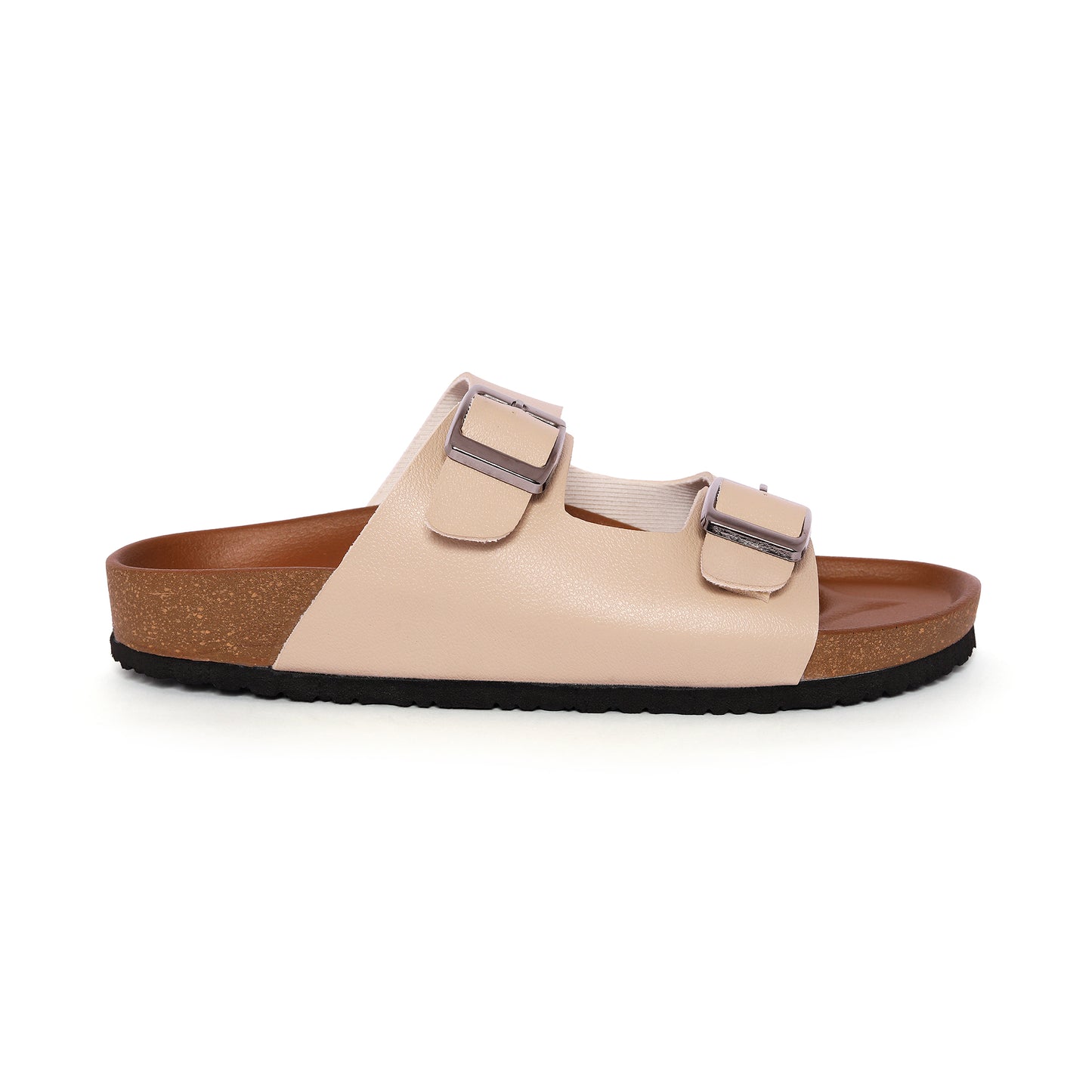 Asho Women's Twin Buckle Cork Sandal