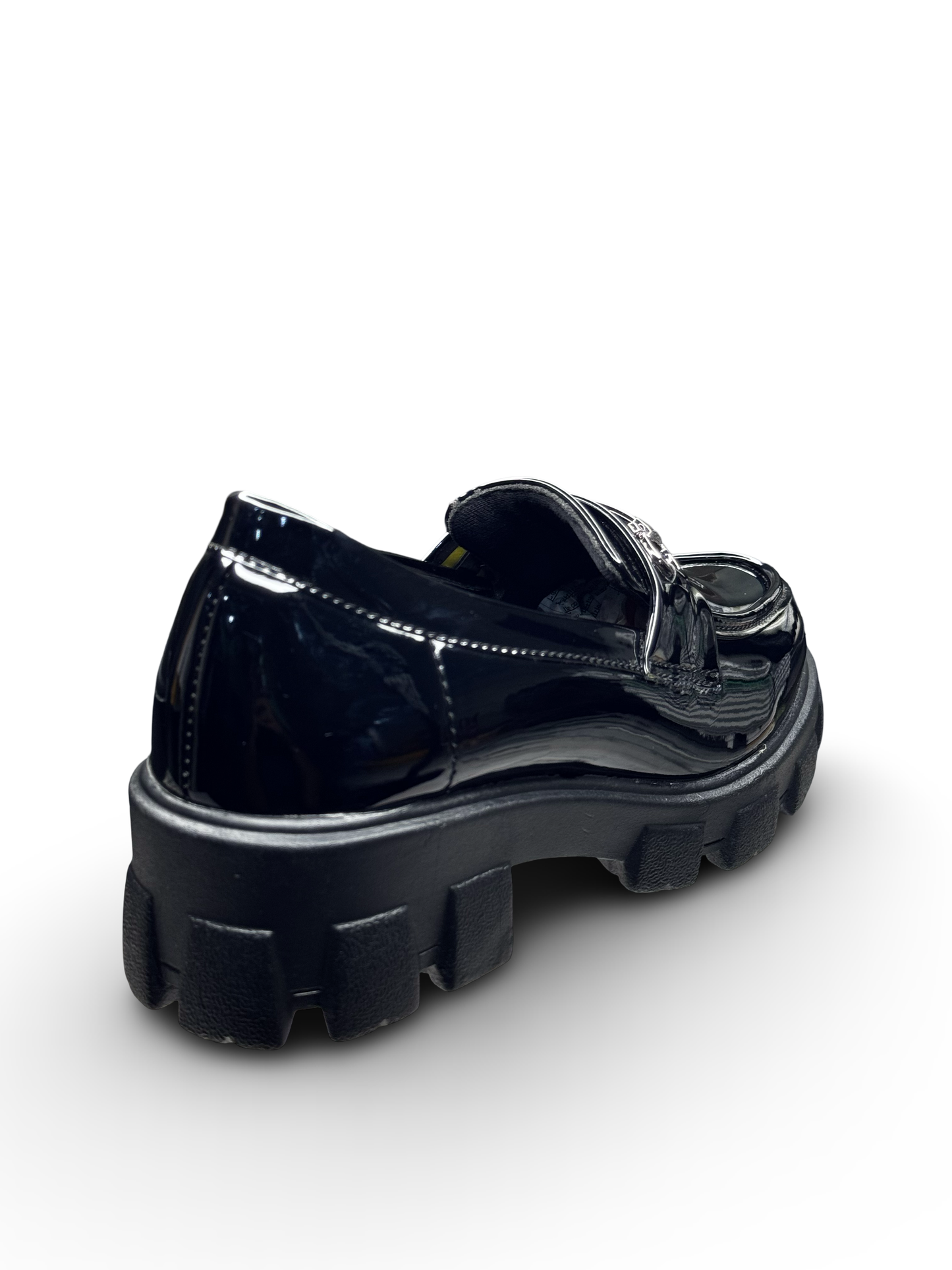 Asho Urban Luxe Chunky Loafers – Glossy Patent Finish