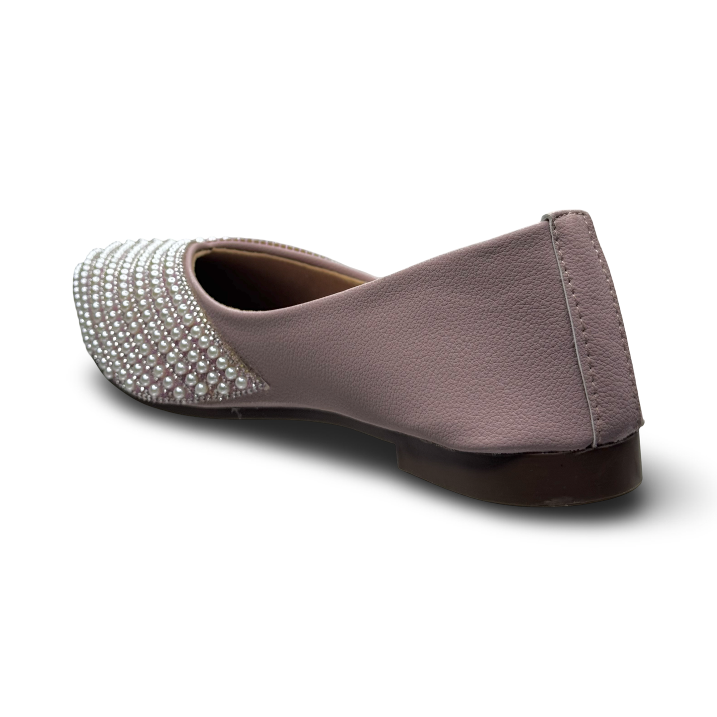 Asho Women’s Pearl Embellished Ethnic Ballerina Flats